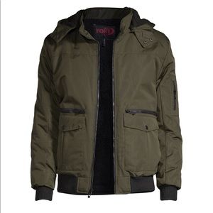 Yoki boys bomber jacket with detachable hood